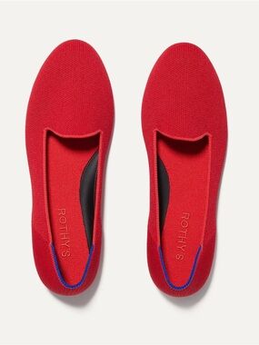 Rothy’s the Lounge Loafer in Bombshell Red Size 8 US Women’s Shoe Knit Flat